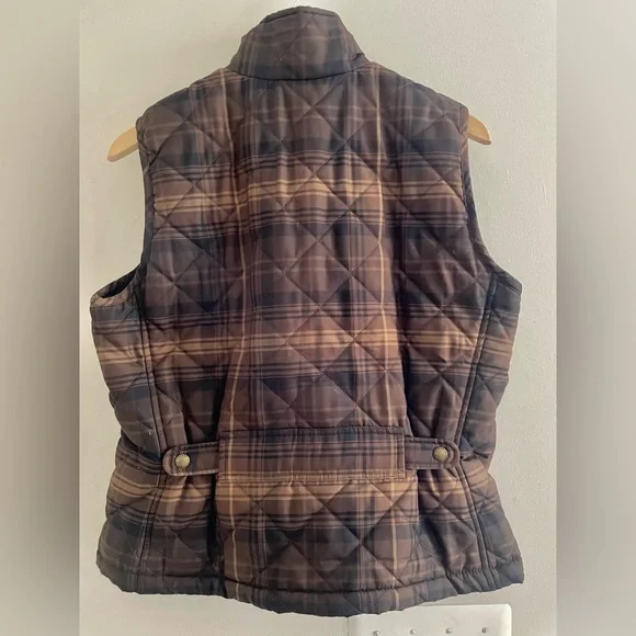 Lauren Ralph Lauren Plaid Women’s Vest Size Large- EUC - Picture 2 of 14